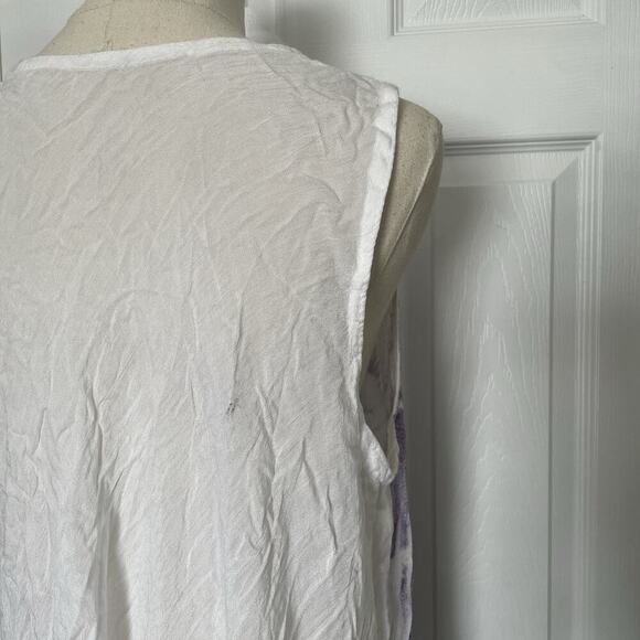 Handmade Painted Boho Sun Dress OS Tribal Tropical Hawaiian Beach Artsy Cover Up - Picture 12 of 12